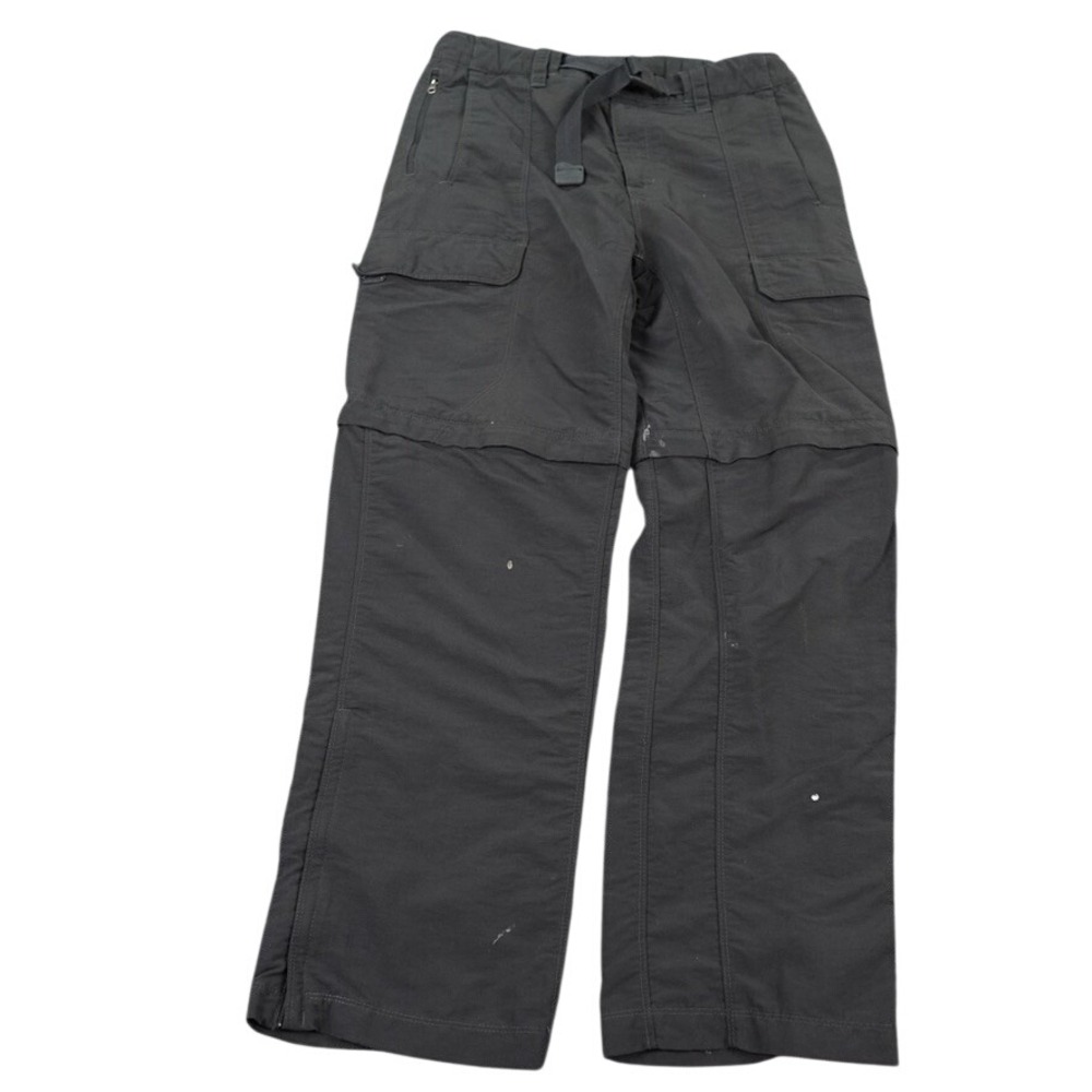 North Face Trail Convertible Cargo Pants Men Small 29 Inseam Grey Zip Off Hiking